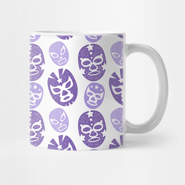 Luchador Mask Purple by LotusArtStudio